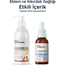 Dr. Nature's Köpek Glukozamin Damla + Somon Yağı Omega 3 Seti – Eklem ve Hareket Destek Paketi