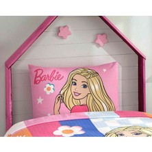 Taç Zorluteks Out Barbie Desenli 2 Adet % 100 Pamuk Kumaş Yastık Kılıfı 50X70 cm