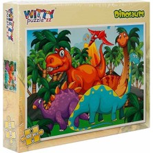 Sunman 100 Parça Dinazorlar Puzzle 2718