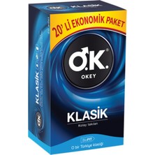 Berlinko Global Okey Eko Paket Prezervatif Klasik 20'li