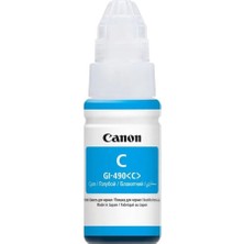 Canon GI-490C Mavi Orıjınal Mürekkep G1400 , G2400 , G3400 , G4400