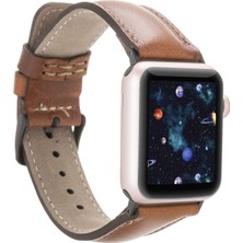 Kaia Life Apple Watch Uyumlu Deri Kordon 38-40-41MM RTST2EF Taba