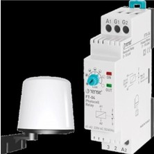 Tense Ftv-04 Fotosel Rölesi, V-Otomat Dın Gövde, 1 - 10 Lux Ayarlı, 5A / 250V Ac Röle Çıkışlı