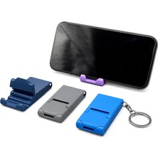 Yapı3D 📱 Anahtarlık Telefon Tutucu – Katlanabilir – Sert Plastik – Taşınabilir Stand