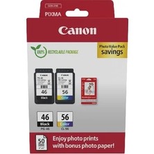 Canon Pg-46/cl-56 Multipack Fotoğraf Kağıdı Hediyeli - 9059B003