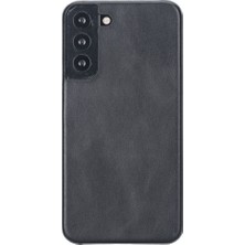 Kaia Life Samsung Galaxy S22 Plus Uyumlu Deri Arka Kapak Uj Rst1 Siyah
