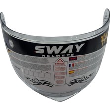Sway Sw 919 Şeffaf Kask Camı