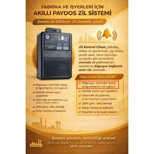 Linas Işyeri Fabrika Paydos Mola Zil Otomasyonu Zil Rölesi usb bilgisayar bağlantılı