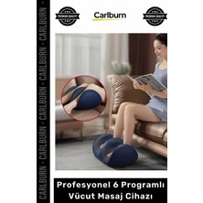 Carlburn Özel Üretim Ayak Bacak Isı Terapili Ergonomik Kumandalı Profesyonel 6 Programlı Vücut Masaj Cihazı