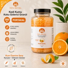 İsis Royal Kedi Kumu Koku Giderici Granül 350 gr - Portakal
