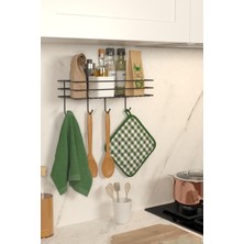 Lilasso Yapışkanlı Büyük Boy Askılı Banyo Rafı Duş Şampuanlık Duvar Düzenleyici Organizer