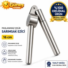 IKEA Koncıs Paslanmaz Çelik Sarımsak Ezici 16 cm | Orijinal Ürün | Profesyonel Mutfak Kullanımı | Dayanıklı & Ergonomik Tasarım