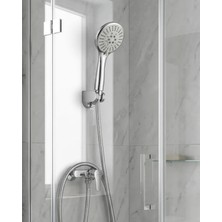 Shekip Jewellery Duş Seti Beyaz