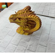 Shekip Jewellery Altın Kırmızı Ejderha Figürü