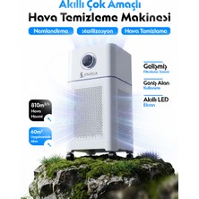 Ensiga Hava Temizleyici Nemlendirici Sterilizasyon 3’ü 1 Arada Hepa Filtreli Akıllı Hava Arıtma