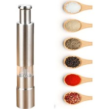 Shekip Jewellery Tuz ve Kararbiber Öğütücü - Şeffaf Akrilik Hazne