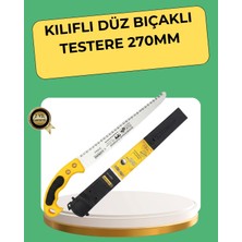 Shekip Jewellery 270 mm Düz Bıçaklı Bahçe Budama Testeresi Kılıflı