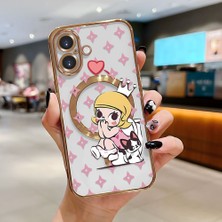 Ucuc iPhone 16 Uyumlu Şeffaf Arka Yüzeyli Manyetik Darbeye Dayanıklı Silikon Kılıf