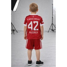 Ceka Çocuk Futbol Forma Şort Takımı Kırmızı Renk Spor Seti