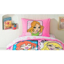 Taç Zorluteks Out Winx Desenli % 100 Pamuk Kumaş 2 Adet Yastık Kılıfı 50X70 cm