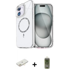 Marsilyan™- iPhone 12 Kılıf Kıvılcım Form Prime - Siyah Joko Magic 5d Hayalet Cam + Sarı Renkli Kamera Lens Koruma Cam