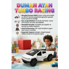 Farbu Oyuncak 3 Buton Fonksiyonlu Duman Atan Işıklı Sesli Müzikli Sürtme Mekanizmalı Kapısı Açılan Oyuncak Araba