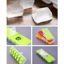 YDGR 3 Adet Yapışmaz Silikon Bas Çıkar Buzluk Buz Kalıbı