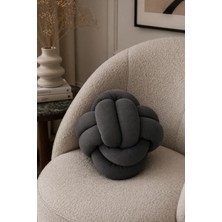 Boldy Örgü Düğüm Yastık - Örgü Top Yastık - Örgü Yastık - Beşik Korumalık Yastık - Peluş Oyuncak Yastık - Kirlent Top Yastık - Dekoratif Yastık