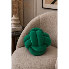 Boldy Örgü Düğüm Yastık - Örgü Top Yastık - Örgü Yastık - Beşik Korumalık Yastık - Peluş Oyuncak Yastık - Kirlent Top Yastık - Dekoratif Yastık