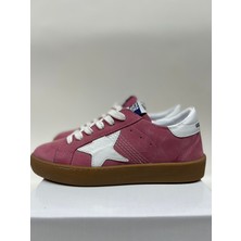 Tesla Shoes Hakiki Nubuk Deri Yıldız Tasarım Sneaker