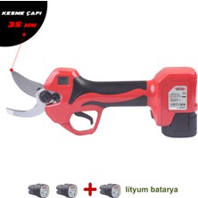 Gsp Samsung Akülü Budama Makası 35 mm 2+1 Bataryalı 2.6 Ah