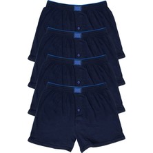 Tutku Erkek Penye Düz Boxer 4'lü Paket