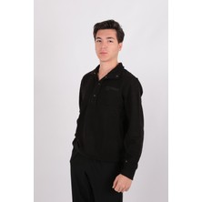 Five Pocket FP24B2105 Erkek Dik Yaka Çıt Çıtlı Sweatshirt