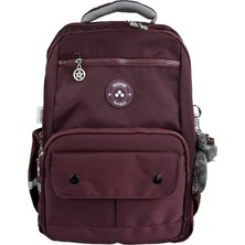 Astral London Drive Sırt Çantası Bordo – 06158  50X33X21 cm – Geniş Hacim, Çok Bölmeli