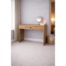 258 MoLife Torvi Makyaj Masası, Çekmeceli Makyaj Masası Bölmeli Çekmece - Atlas Çam