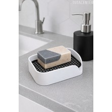 TUTACENTER Minimalist Tahliyeli Modern Katı Sabunluk