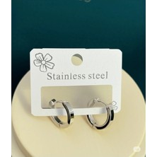 Famemus Accessory Mini Halka Çelik Küpe