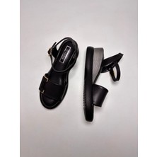 Shaxir Shaxır 2422 Sıyah Zenne Sandalet