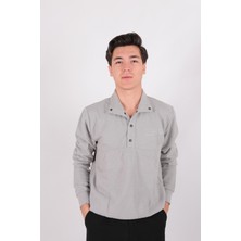 Five Pocket FP24B2105 Erkek Dik Yaka Çıt Çıtlı Sweatshirt