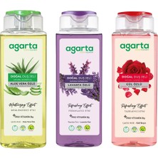 Agarta Duş Jeli - 400ML*3 Ad (Lavanta -Gül- Aloevera)