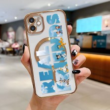 Ucuc iPhone 11 Uyumlu Şeffaf Arka Yüzeyli Manyetik Darbeye Dayanıklı Silikon Kılıf