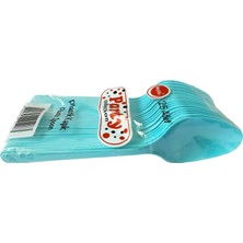 Omeyva Plastik Turkuaz Renk Kaşık - Parti Davet Piknik Çorba Yemek Kaşığı - 18 Cm. - 25 Adetlik Paket