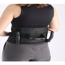 Brediawro Destekleyici Kaldırma ve Yürüme Kemeri – Pratik Yardımcı Taşıma Kemeri - Siyah & Gri