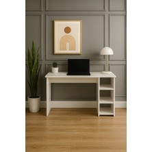 258 MoLife Kitaplıklı Çalışma Masası Dexa - Beyaz