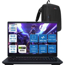 Hp Hyperx Omen 15 Intel Core I5 14500HX 80GB Ddr5 8tb SSD Geforce RTX5050 8gb Freedos 15.3" Wuxga (1920X1200) IPS 300NITS 165Hz Oyuncu Bilgisayarı HOD2QD2EAF42 + Zetta Çanta
