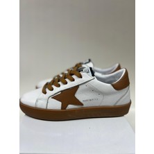 Tesla Shoes Hakiki Deri Yıldız Tasarım Sneaker
