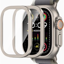 MobaxAksesuar Apple Watch Ultra 1/2/3 49MM High Glass Kolay Cam Ekran Koruyucu