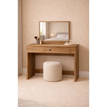 258 MoLife Asya Makyaj Masası, Aynalı Çekmeceli Makyaj Masası - Atlas Çam
