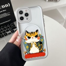 Ucuc iPhone 15 Pro Max Uyumlu Manyetik Halkalı Yarı Sayda Mat Kamera Koruma Anti-Darbe Silikon Kılıf