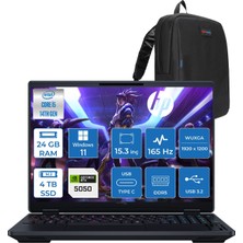 Hp Hyperx Omen 15 Intel Core I5 14500HX 24GB Ddr5 4tb SSD Geforce RTX5050 8gb Windows 11 Pro 15.3" Wuxga (1920X1200) IPS 300NITS 165Hz Oyuncu Bilgisayarı HOD2QD2EAP10 + Zetta Çanta